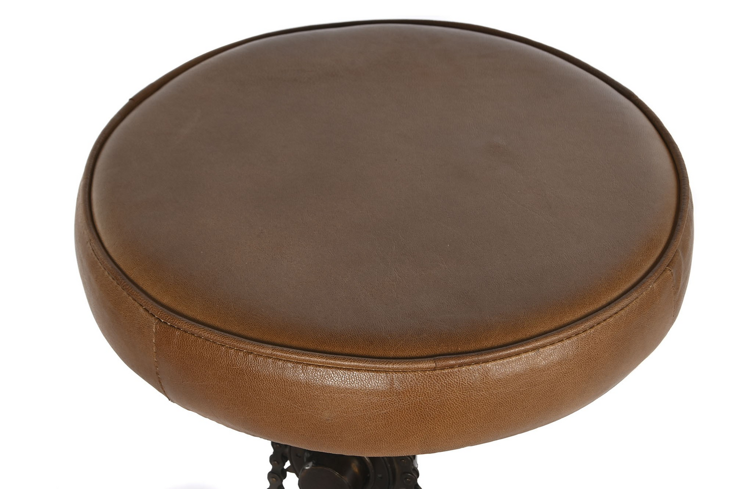 INDUSTRIAL LEATHER  BAR CHAIR