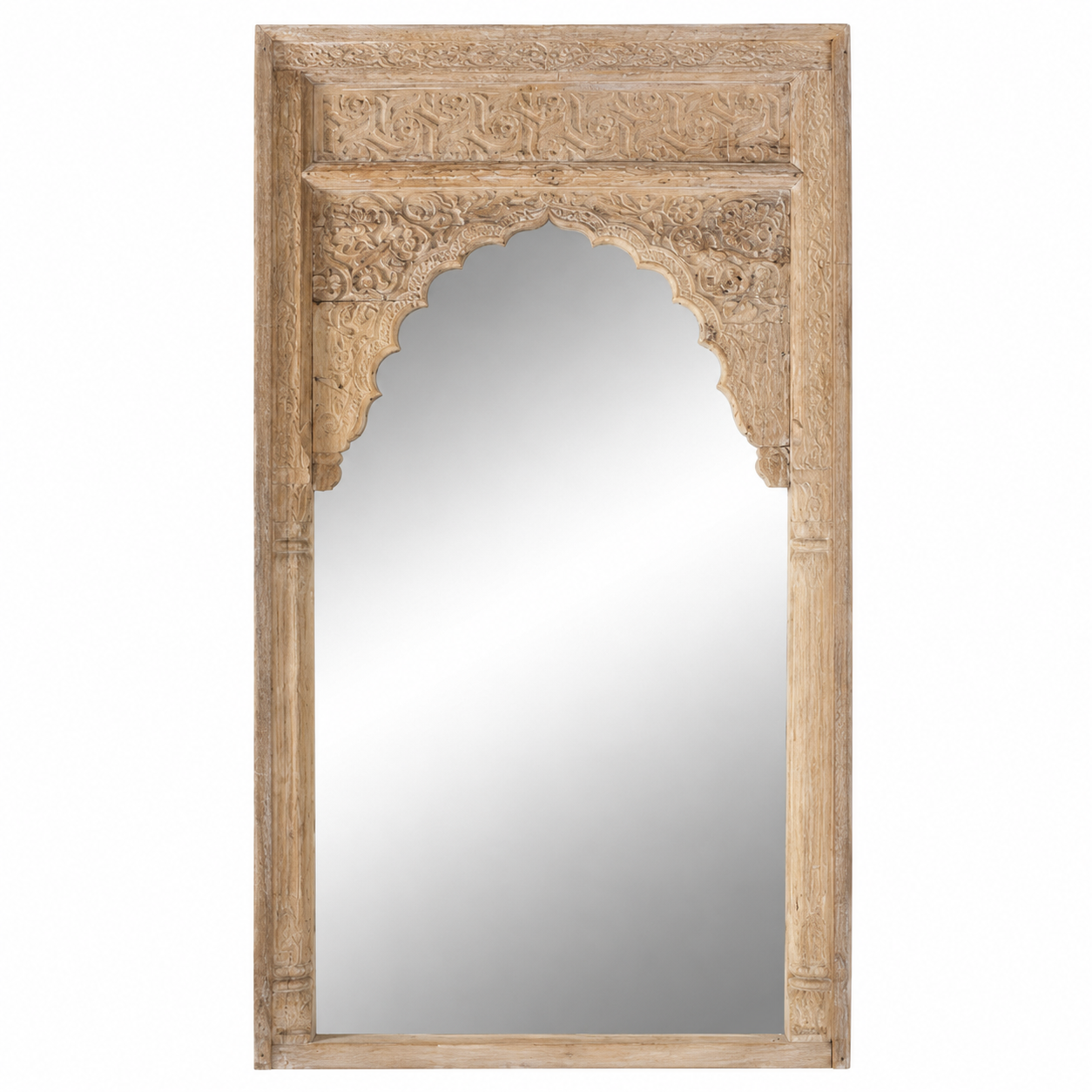 UNIQUE TEAK WOOD MIRROR 203cm