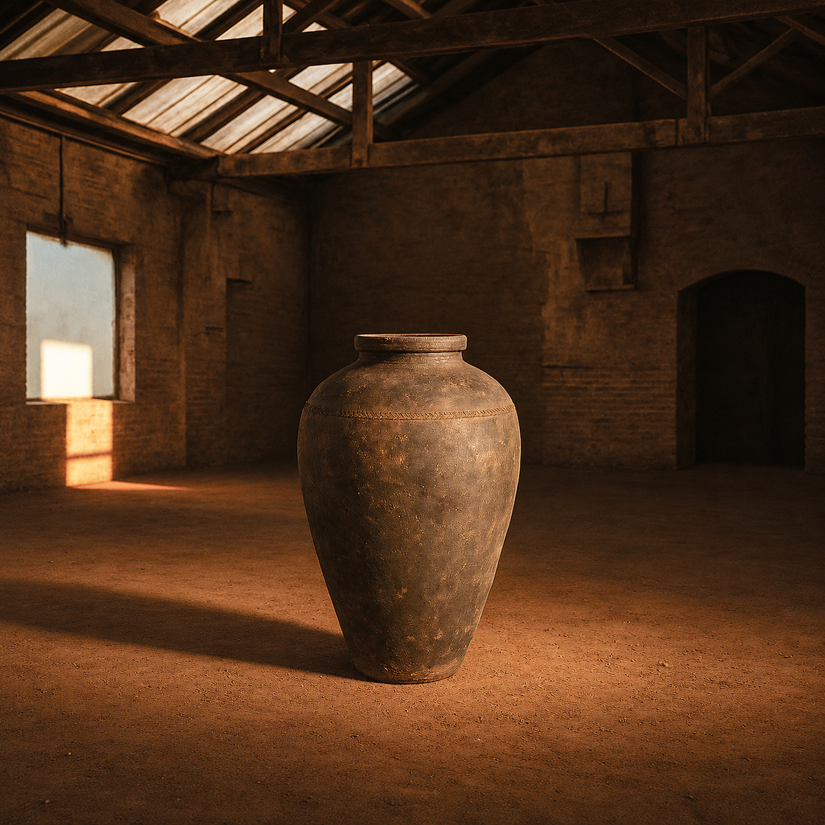 UNIQUE ARTISANAL AMPHORA 130cm