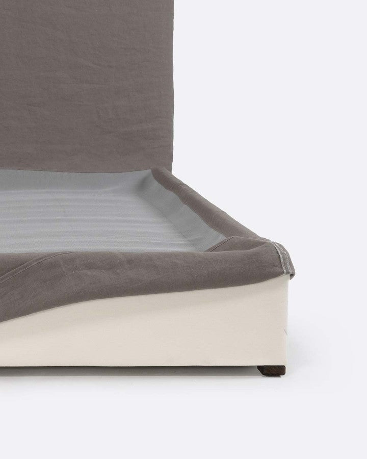 LINEN BED GRAY