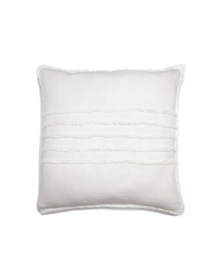 WHITE  W CUSHION COVER