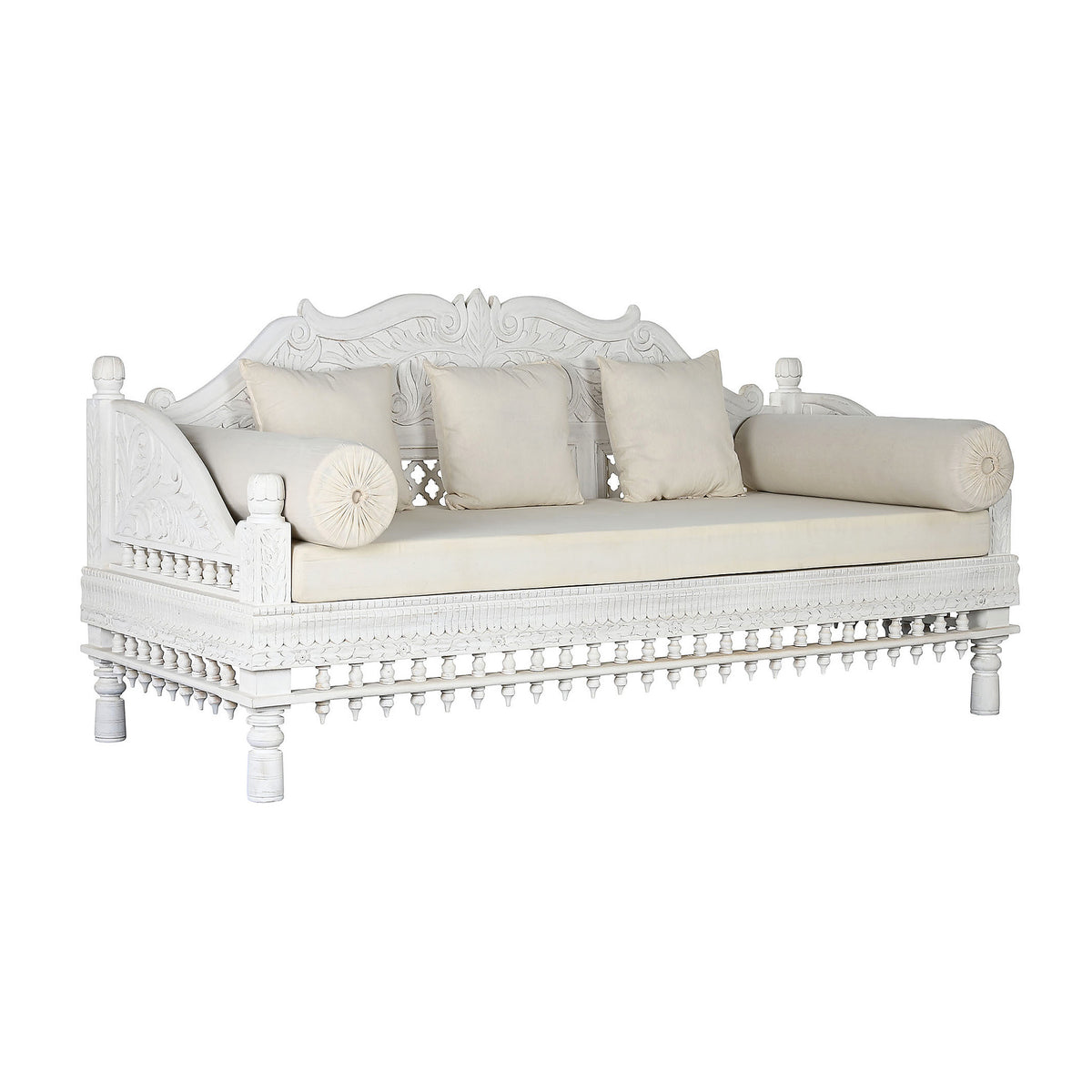 MAHARAJA SOFA FROM MANGO WOOD 184cm