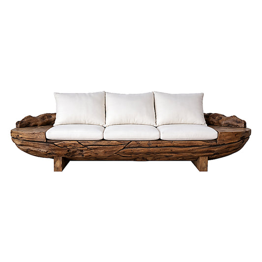 OUTDOOR RECYCLED TEAK WOOD SOFA 270cm