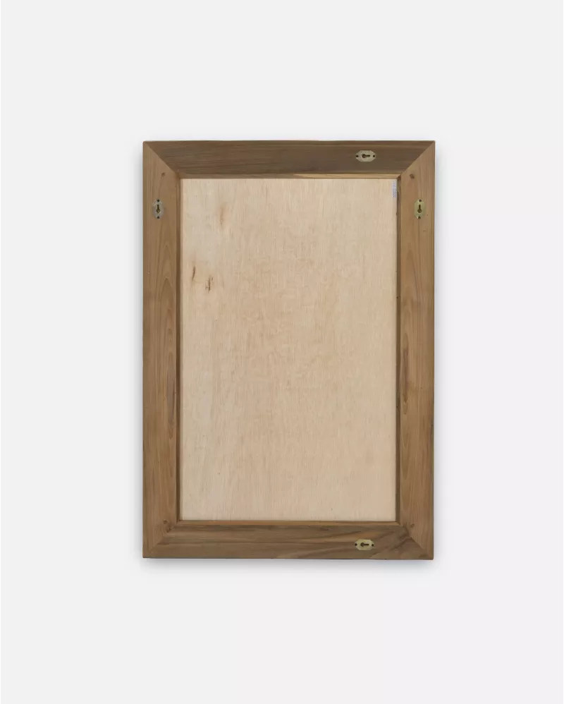 ОГЛЕДАЛО ОТ ТИКОВО ДЪРВО EROSI 100 см