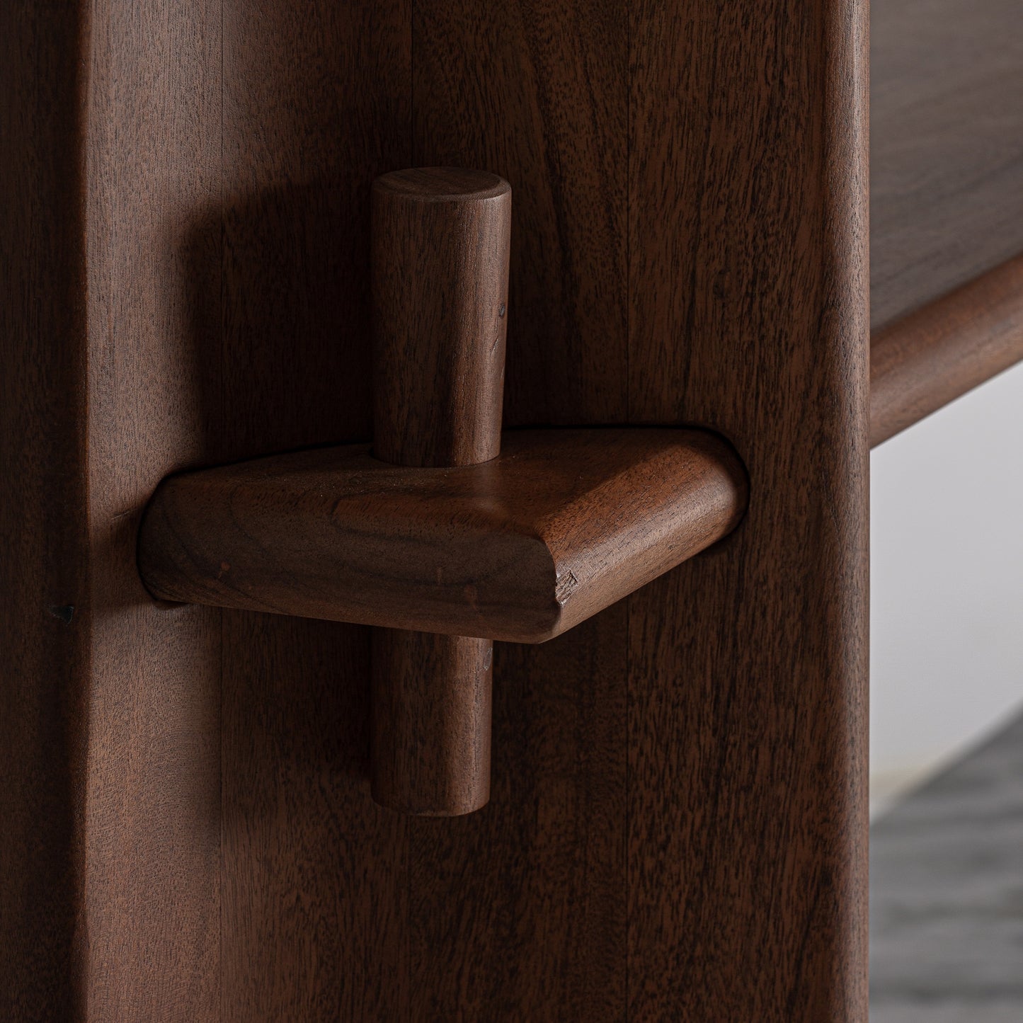 BOOKCASE WITH WOOD AND MARBLE