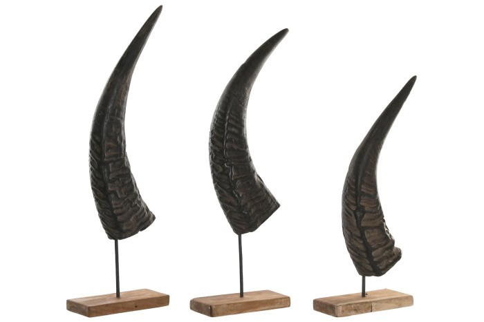 ДЕКОРАЦИЯ БИВОЛСКИ РОГА КОМПЛЕКТ 3