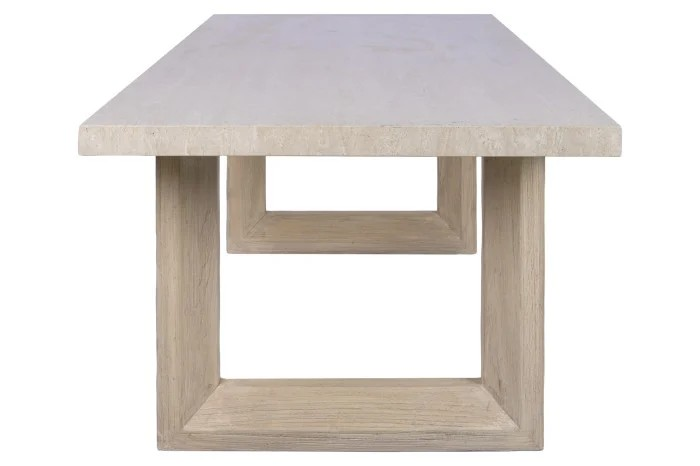 TRAVERTINE DINING TABLE 220cm