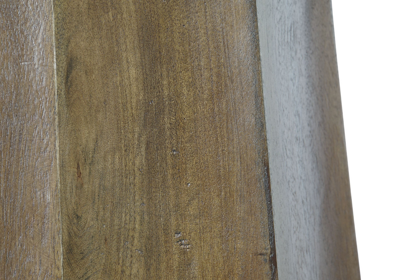 ROUND MANGO TABLE WITH TRAVERTINE TOP 120 cm