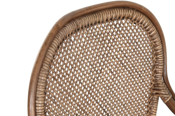 VIRGO BAMBOO&RATTAN CHAIR WITH CUSHION
