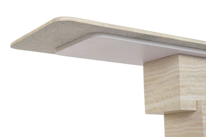 CONSOLE TABLE ARTIFICIAL MARBLE 150cm