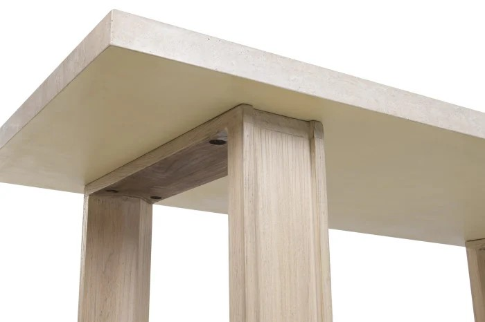 TRAVERTINE DINING TABLE 220cm