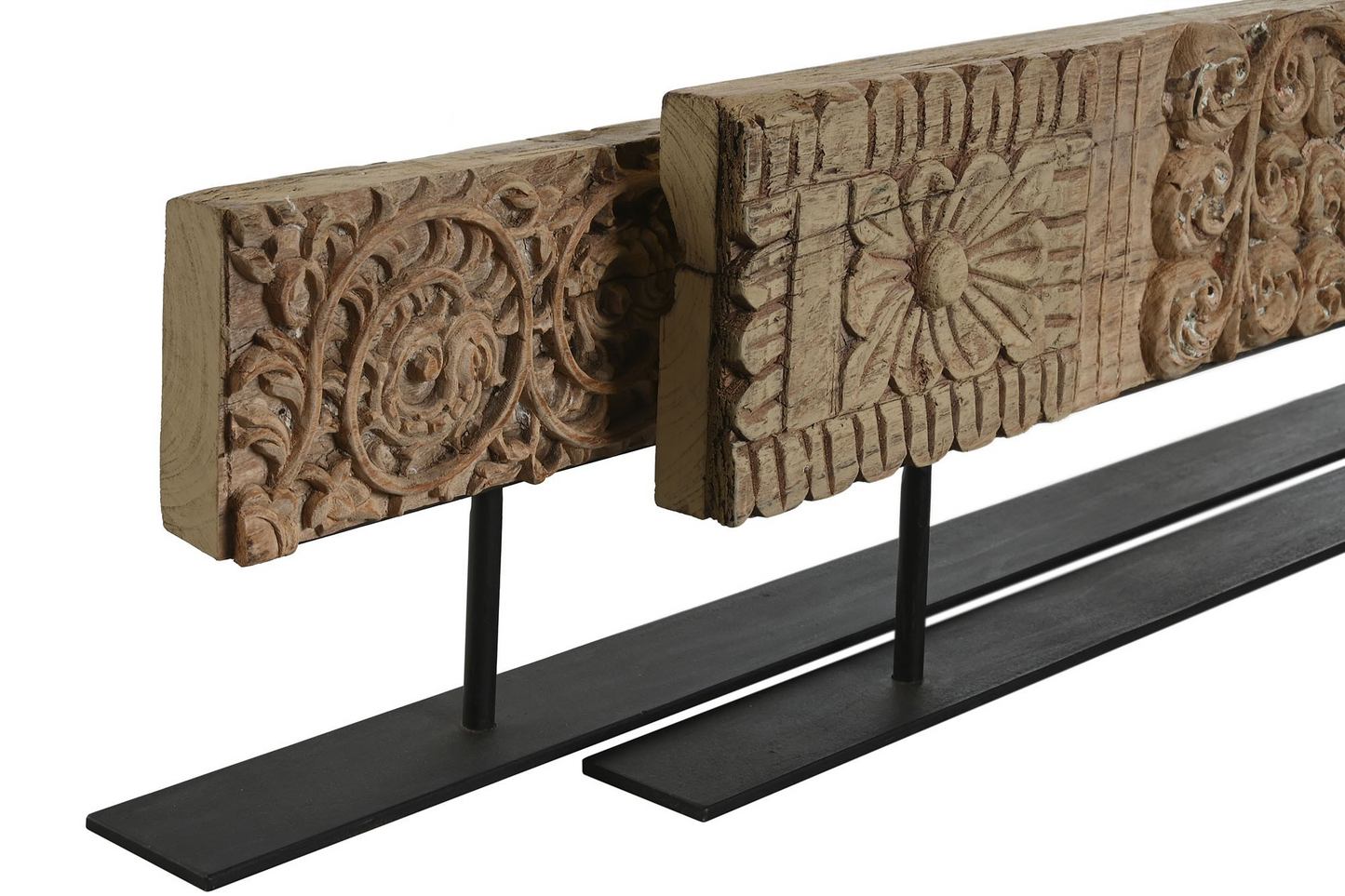 ANTIGUE CARVED WOOD DECORATION 120cm
