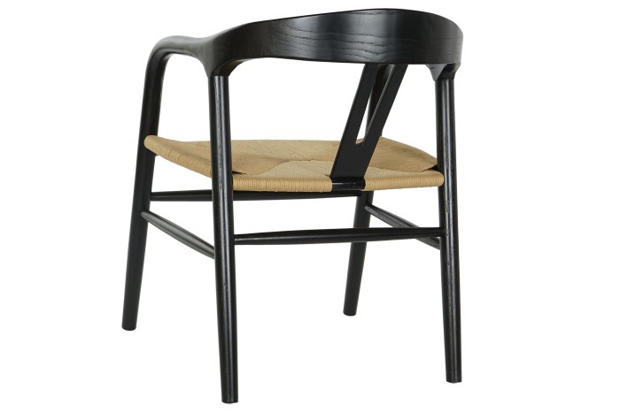 ELM WOOD AND FIBER CHAIR IN BLACK 10