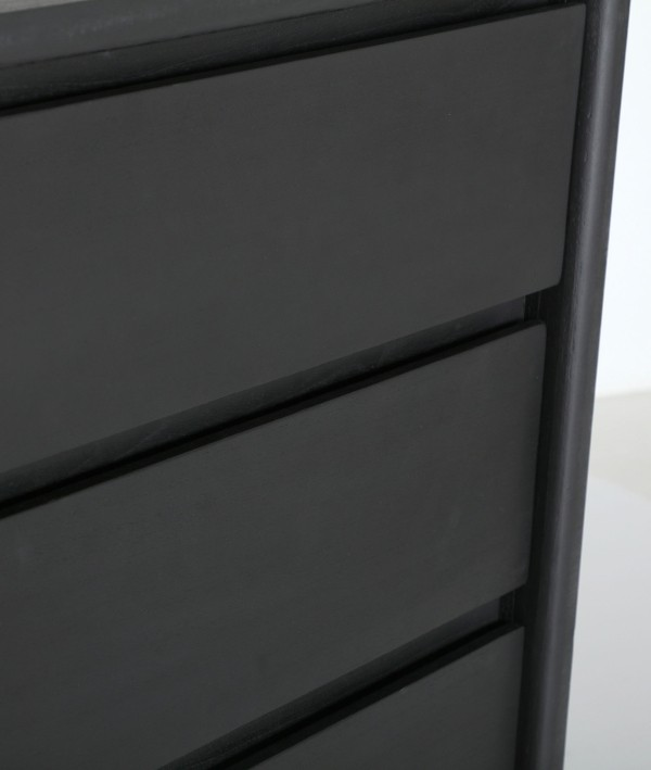 Бюфет Thiers черен дървен 180 см