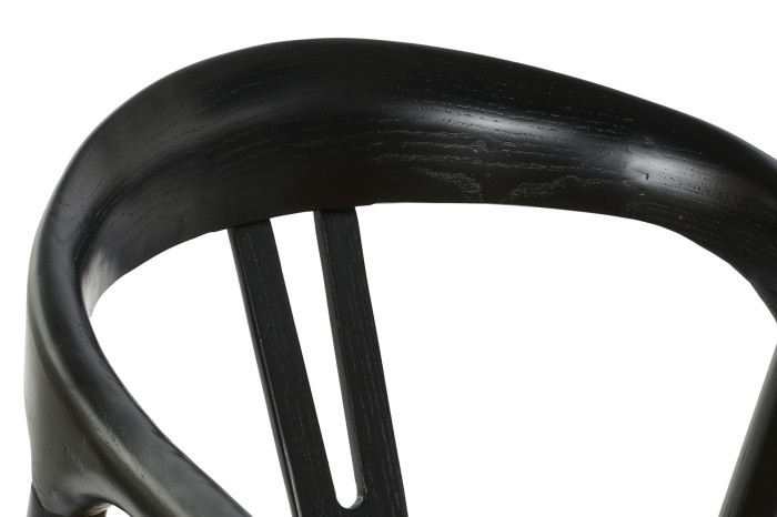 ELM WOOD AND FIBER CHAIR IN BLACK 10