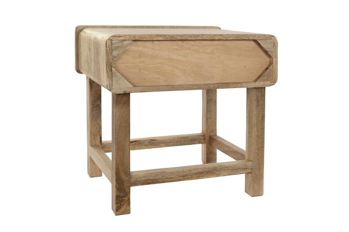 BEDSIDE TABLE MANGO & RATTAN