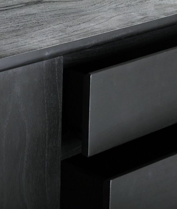 Бюфет Thiers черен дървен 180 см