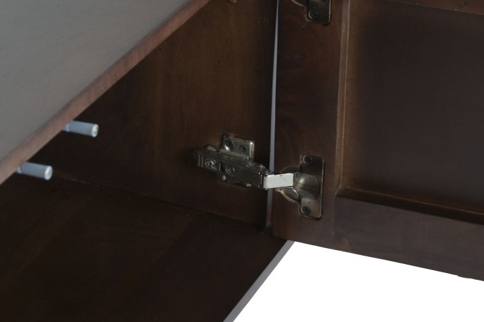 MANGO WOOD TV CABINET DARK BROWN MONTU 160cm