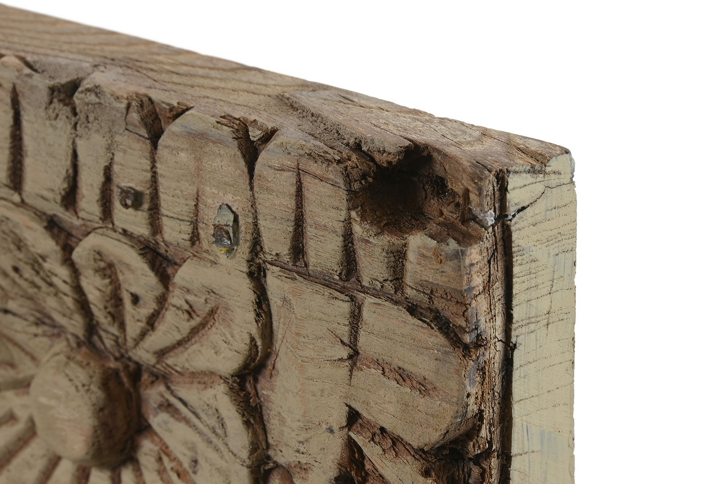 ANTIGUE CARVED WOOD DECORATION 120cm
