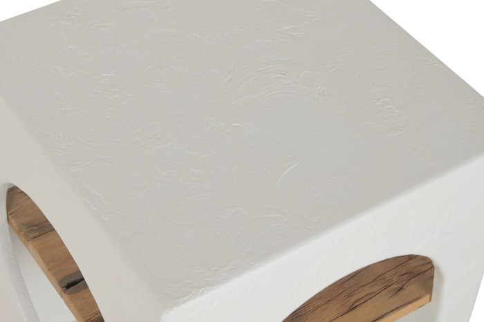 MANGO/CONCRETE AUXILIARY TABLE STRATO