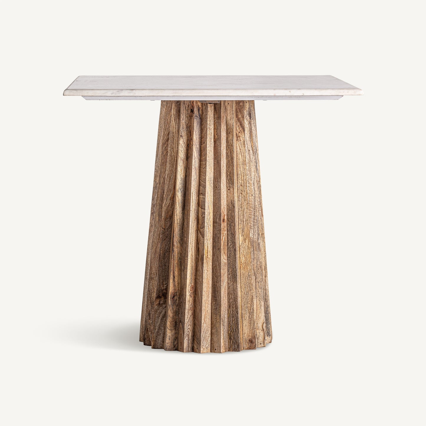 PLISSÉ MANGO WOOD BAR TABLE