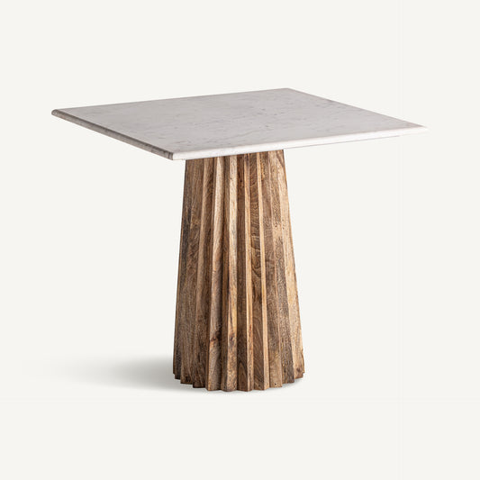 PLISSÉ MANGO WOOD BAR TABLE