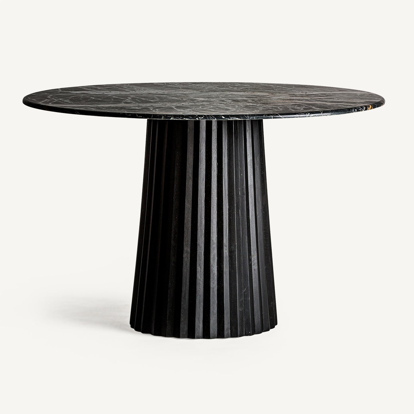 PLISSÉ WOOD DINING TABLE