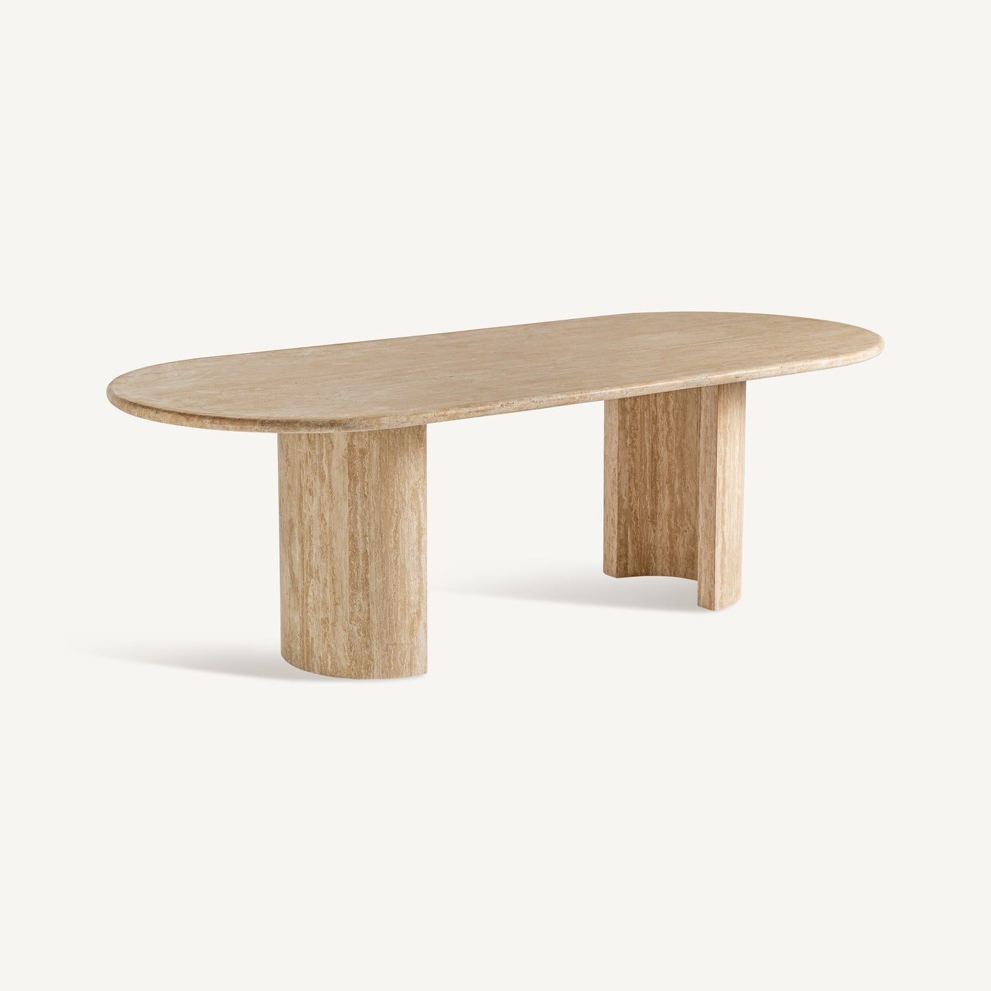 THIENNES TRAVERTINE DINING TABLE