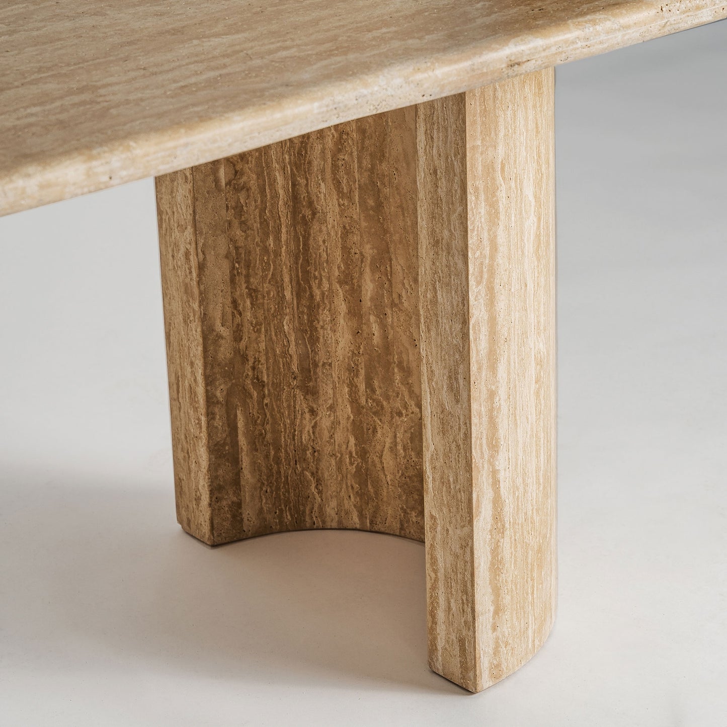 THIENNES TRAVERTINE DINING TABLE
