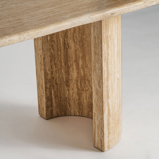 THIENNES TRAVERTINE DINING TABLE