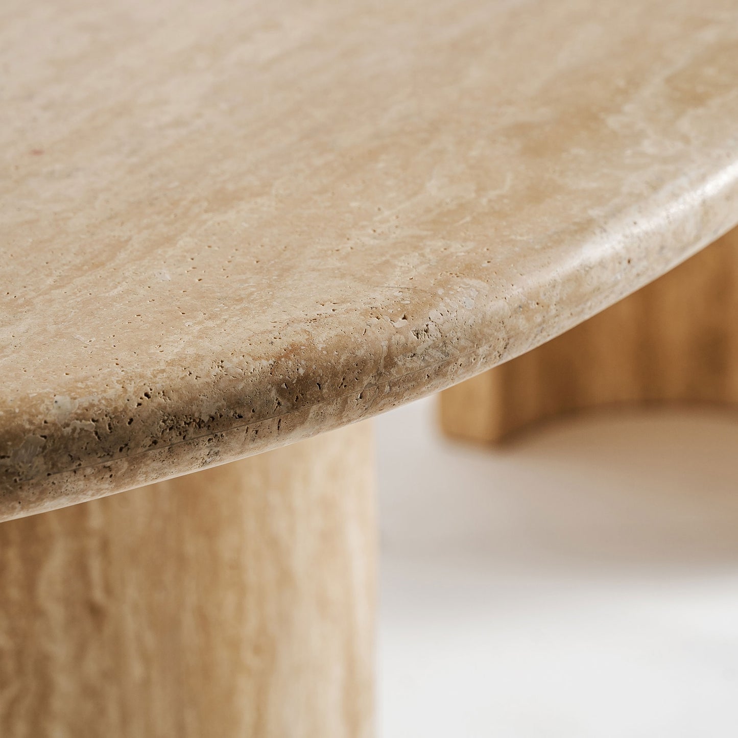 THIENNES TRAVERTINE DINING TABLE