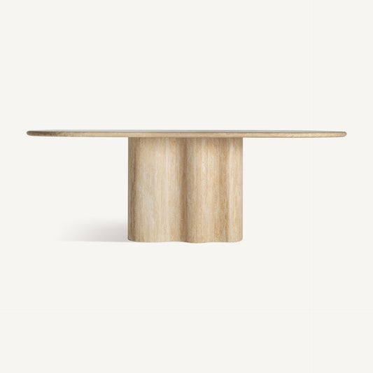 THIENNES TRAVERTINE DINING TABLE