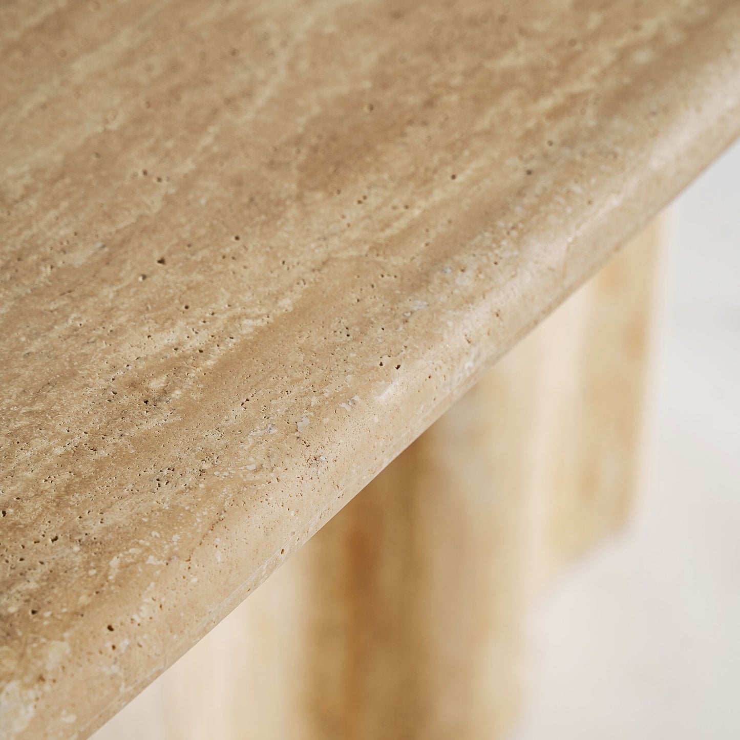 THIENNES TRAVERTINE DINING TABLE