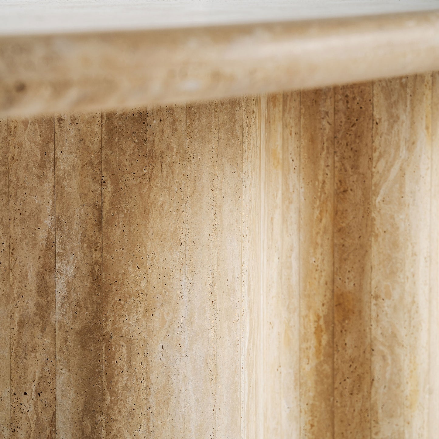 THIENNES TRAVERTINE DINING TABLE