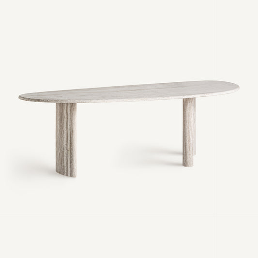 THIENNES TRAVERTINE DINING TABLE