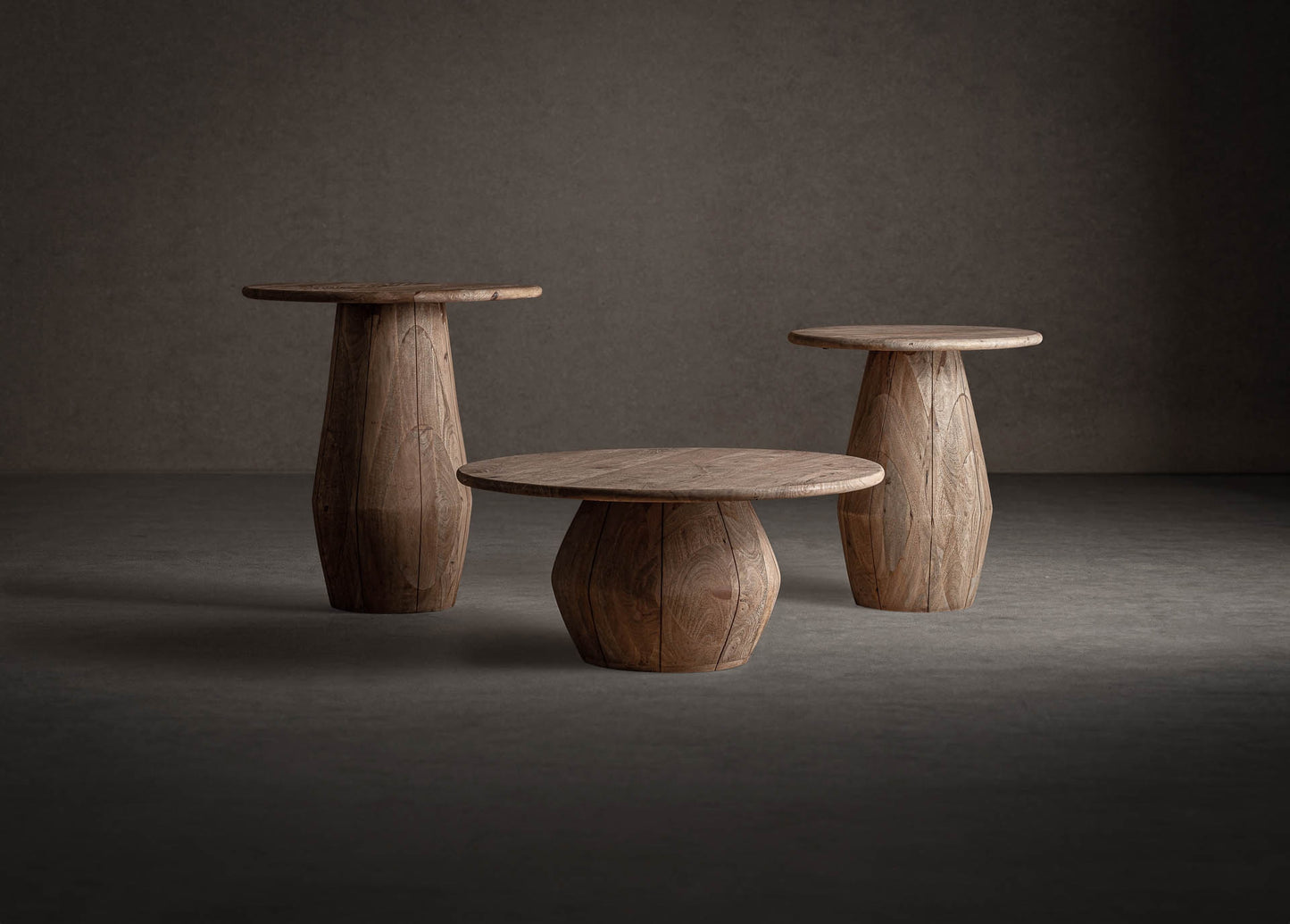 JACQUARD ROUND COFFEE TABLE