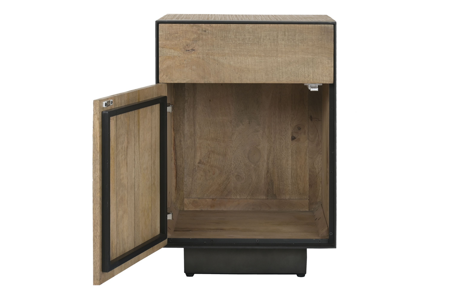 SOLID MANGO WOOD BEDSIDE TABLE