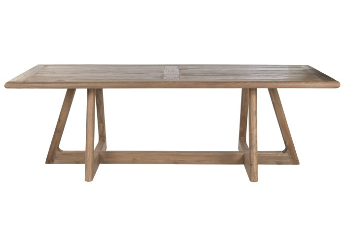 МАСА ЗА ХРАНЕНЕ ОТ РЕЦИКЛИРАНО ТИКОВО ДЪРВО 240 см