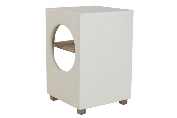 MANGO/CONCRETE AUXILIARY TABLE STRATO