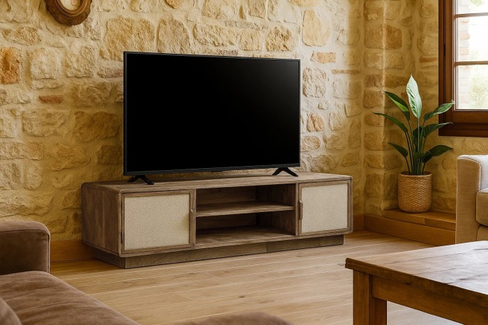 TV CABINET MANGO&JUTE 160cm