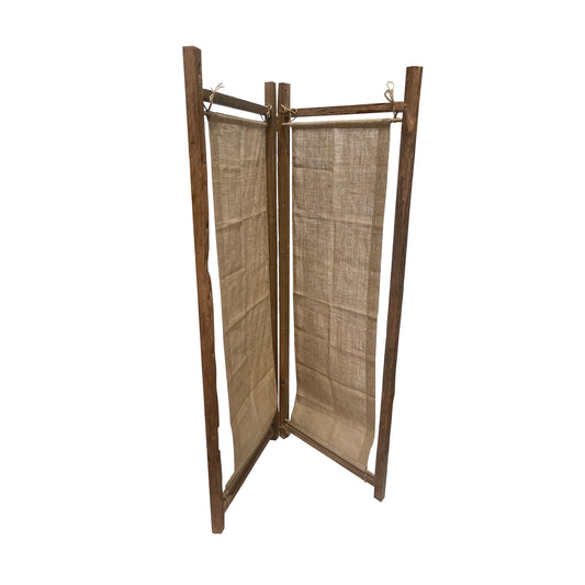 SCREEN PARAVENT LINEN