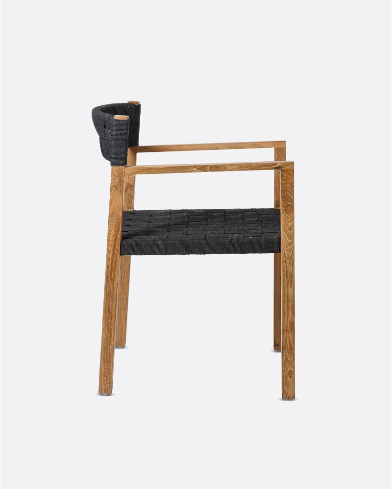 OUTDOOR TEAK WOOD ARMCHAIR CORA
