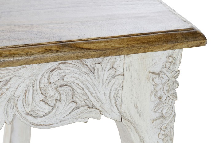 SHABBY CHIC MANGOO WOOD DINING TABLE