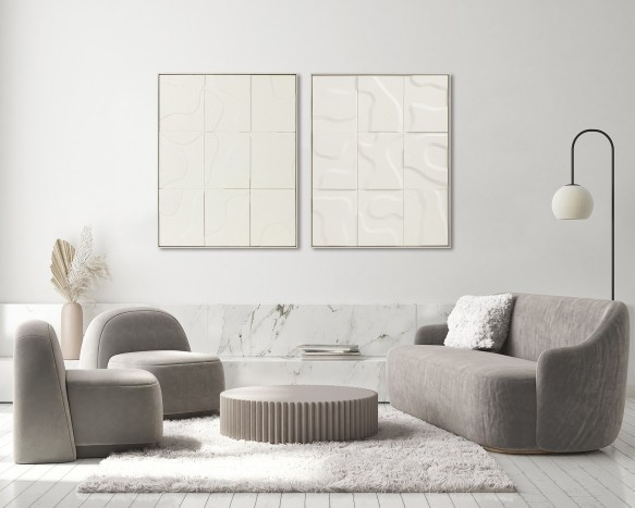 TEXTURED CANVAS WALL ART 80/100 cm