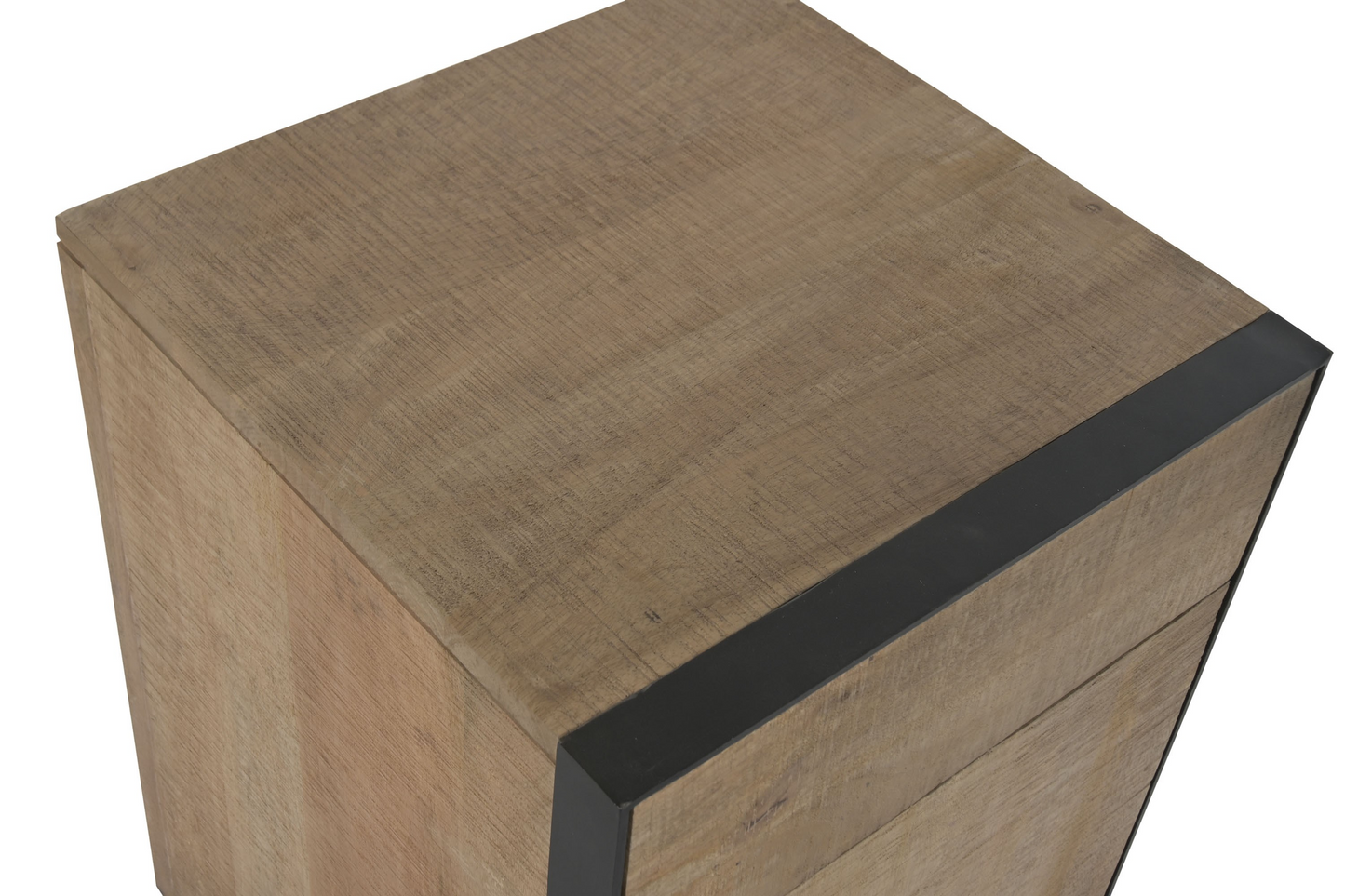 SOLID MANGO WOOD BEDSIDE TABLE