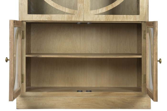 SOLID MANGO WOOD SHOWCASE