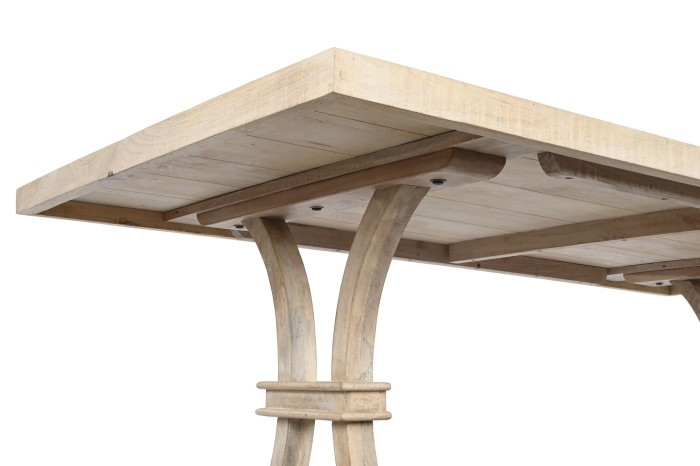 MANGO WOOD DECAPE DINING TABLE 200cm