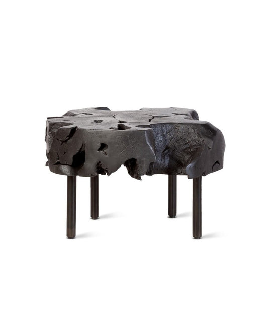 ROOT ROUND BLACK SIDE TABLE