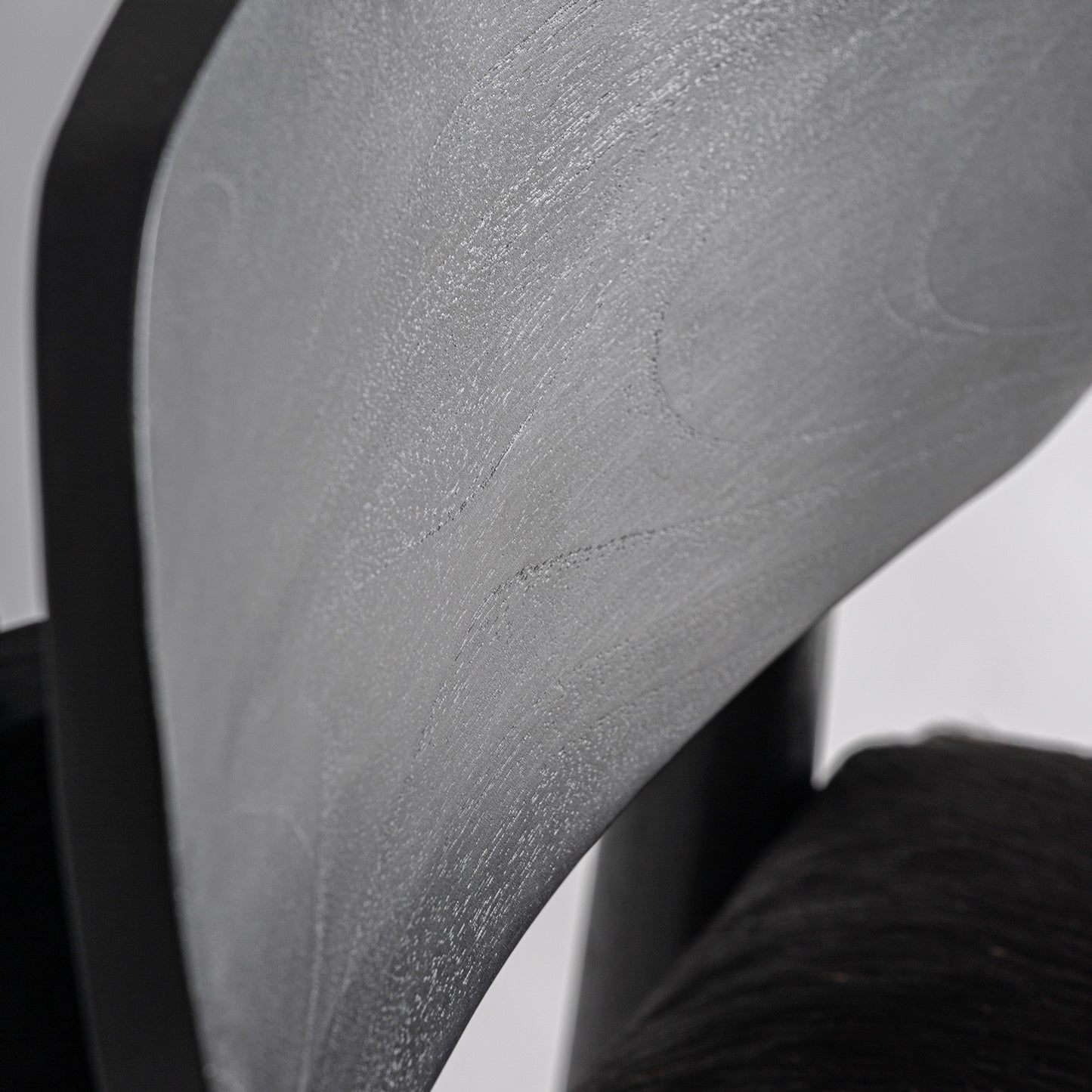 TEAK WOOD ARMCHAIR IN BLACK