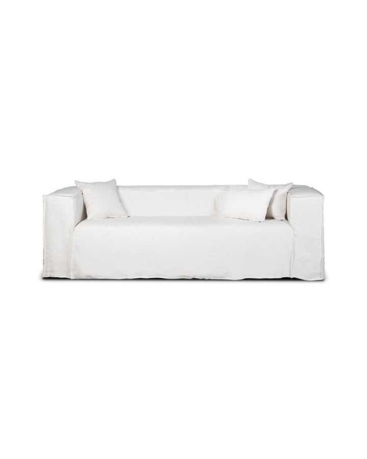 LINUS LEINEN WEISSES SOFA 